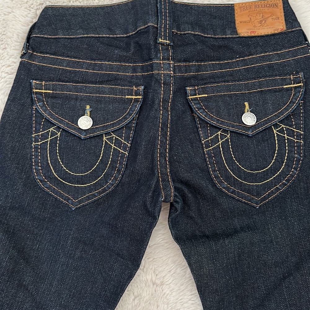 NWOT TRUE RELIGION DARK DENIM JEANS